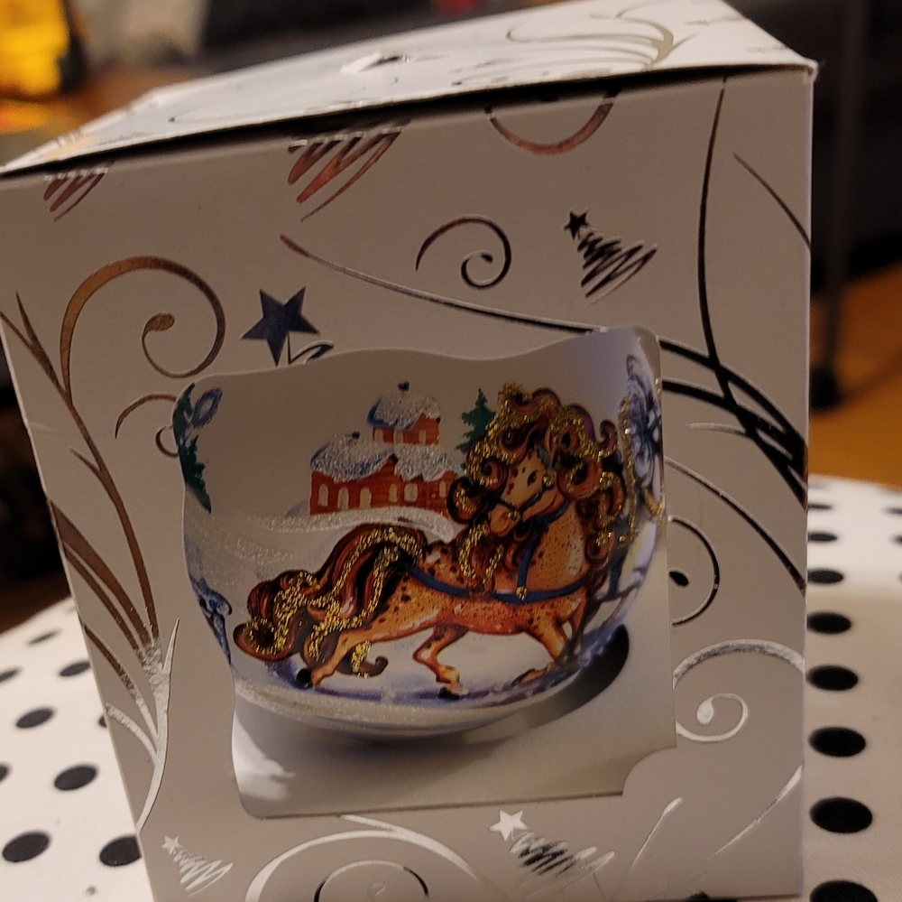 1994 Troika Christmas Ornament NIB